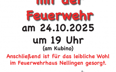 Laternenumzug mit der Abt. Nellingen