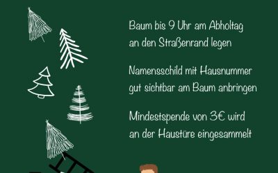 Christbaumsammelaktion der Jugendfeuerwehr in Scharnhausen und Kemnat